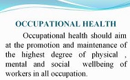 Occupational Health (Click for Web Site)